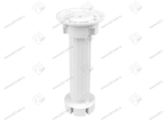 Опора кухонная Н150-170 мм, разборная, белый, нагрузка 160 кг 1