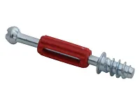 Шток эксцентрика L=34мм с пластиковой втулкой и длиной резьбы самореза 11мм