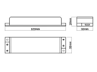 06.122.65.010 Блок питания стаб. напр. для LED 220VAC/12VDC