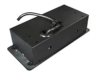 11.800.02.046 (055) Блок розеток выдвижной POP UP (горизонтальный), корпус черный, 2 розетки EURO черные, USB A + USB C, с быстрой зарядкой QC, 250В, max 2700Вт, кабель 2м с вилкой