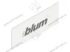 ZAA.532C.BL ABD V1000 SEIW TANDEMBOX Заглушка для царги Аntaro c лого BLUM, белый шелк превью 1