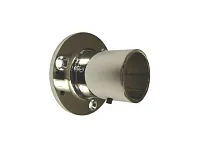 Фланец высокий с фиксатором для трубы d=25мм, хром <200>