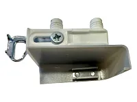 Навес для шкафа L+R, заглушки-2шт. (под запрессовку), темно-серый, Р130