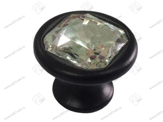 Купол "Оскар" с кристаллом 6080-12  (мат.черн.)<50/400> 1