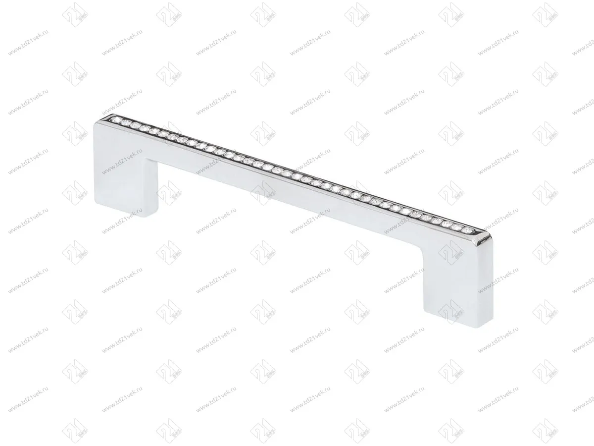 CRL30-128 Ручка-скоба с кристаллами, хром <40/200> 1