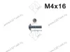 Винт М4х16 с прессшайбой DIN967 <1100> превью 2