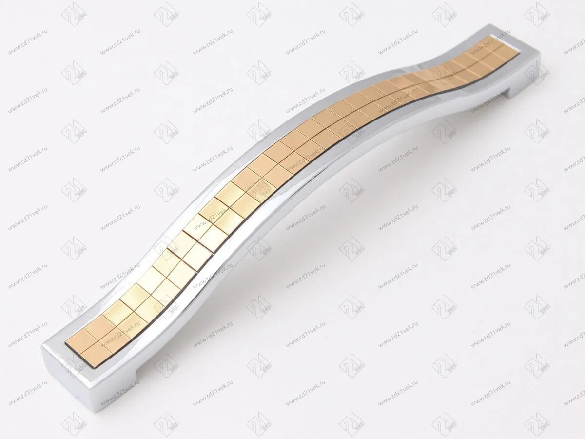 EBT-160-02-10 Скоба Metax 160 мм (хром/золото) <50/400> 1