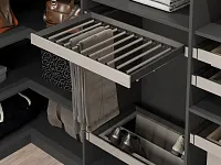 S-6412-A Брючница в базу 800 мм, экокожа, Starax, (764x470x60 мм), антрацит