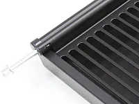 Сушилка для посуды 600мм двухуровневая, с поддоном, черная нержавеющая сталь, 1 индивидуальная упаковка