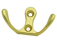 Крючок двухрожковый, золото, VESHALKA