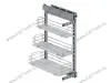 S-2246-C Бутылочница 300, Starax, 3-х ярусная, направляющие Blue Tandem, (255-205-155х470х635 мм), левая превью 1