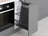 S-2890-A Выдвижная система для противней в базу 350 мм, Starax, (310х475х640) левая, антрацит