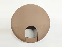 Заглушка кабель-канала, круглая, d=62 №4, шоколад