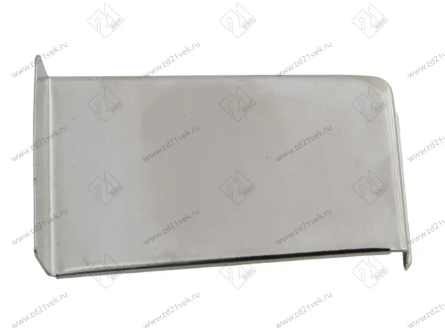 Накладка к навесу ABS, левая, сталь, никель 1