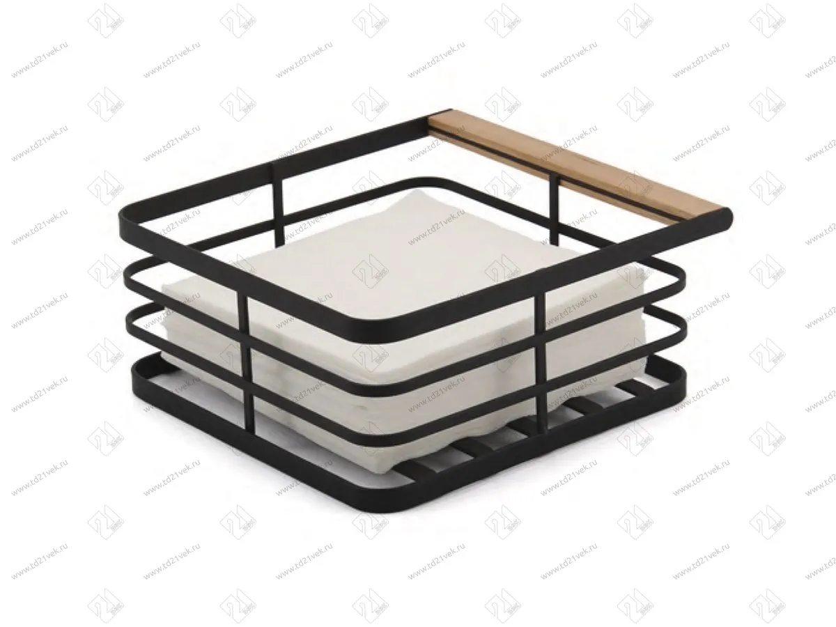 LB-3 Салфетница, черный матовый  <24> 1