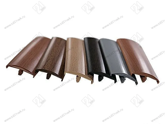 Профиль врезной с обхватом 017B , махагон 9603 <200 м> 1