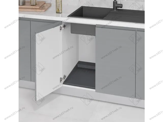 S-2262-A Поддон гигиенический под мойку Starax в базу 600мм (620x580x40) антрацит 4