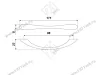 RS028SC.3/96 Ручка-скоба S2860/96 сатиновый хром <50> превью 2