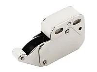 Защелка-толкатель, 28х33х10 мм, никель