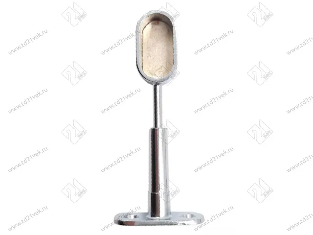 Штангодержатель для овальной штанги, закрытый раздвижной, хром 1