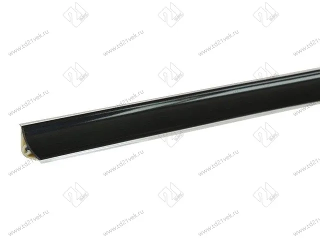 Плинтус RUS LB 15 (57) Черный глянец 3,0 м (№ 619) <1/30> 1