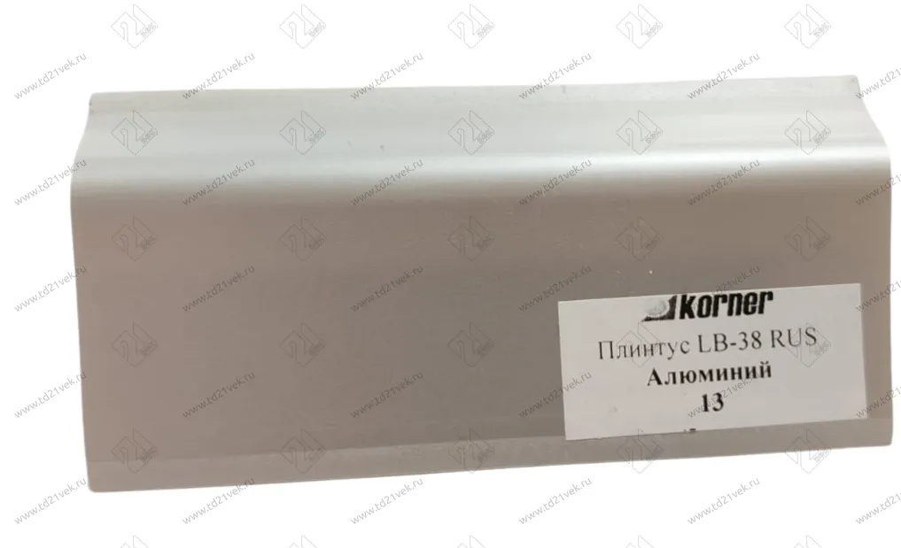 Плинтус RUS LB-38 №013  (Алюминий) 3,0 м (№ 310/210) <1/12> 1