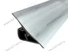 Плинтус для столешницы гибкий, алюминий, 3 метра, Аврора 23, в комплекте заглушки и уголки превью 1