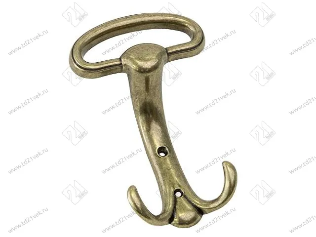 KR0260  OAB Крючок , оксидированная бронза <20/120> 1