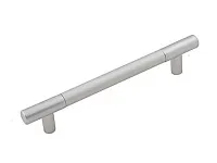 Ручка-рейлинг С15/160 алюмин-пластик, металлик/металлик <200>