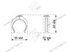 Планка под клипсу для пластикового цоколя / ЛДСП, белый превью 2