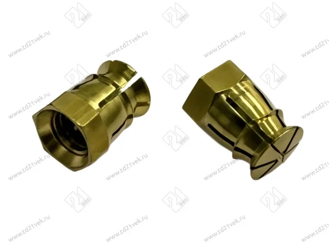 Футорка распорная металлическая, с шариком, D8, М6хL12 мм 2