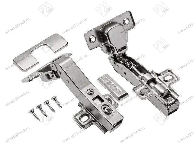 ZM-HCKT45-BE-S Петля гидравл-ая,угловая 45 CLIP-ON накладная GTV без евро,45/35мм,Н0 сталь+ZnAL,<100> 1