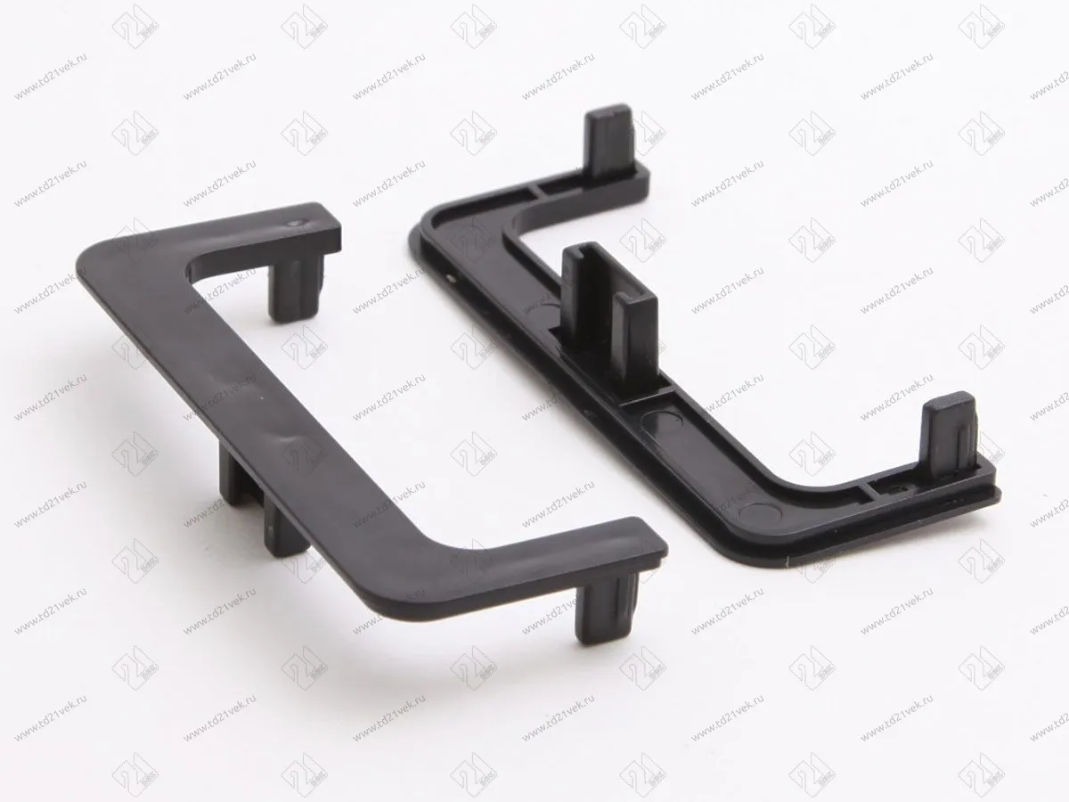 С-образный комплект открытых заглушек (2 шт.) №2 черный <10> 1