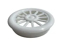 Вентиляционная решетка d40/46, h12 мм, белая