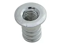 Футорка мебельная забивная М6хL16мм, сталь, цинк