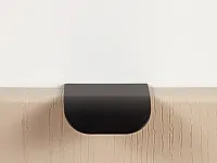 RT011BL.1/32 Ручка торцевая 32 мм матовый чёрный <60>