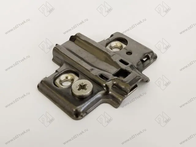 10263771(Y) MASTER BLACK Ответная планка дист-7 мм, (с 3D регул.) (черный) <200> 1