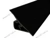 Плинтус для столешницы гибкий, черный матовый, 3 метра, Аврора 23, в комплекте заглушки и уголки превью 1