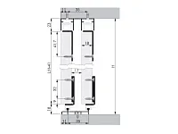 LC 80 AY Механизм раздвижных дверей Lucido, Starax