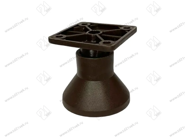 104-02-21-306 Опора Mesan (ST) вазовидная  d=54, пластик, коричневый <250> 1