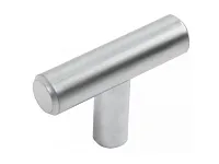 RC200SC.5 Ручка-кнопка ,  сатиновый хром <40>