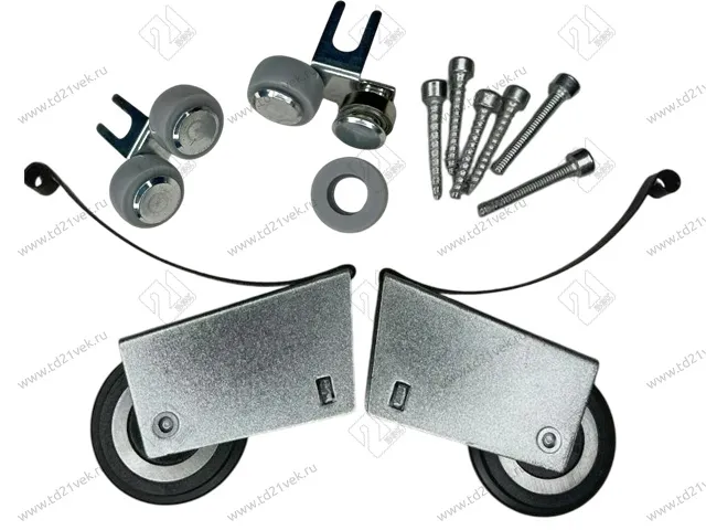 Комплект роликов на 1 дверь, симметрия, стандарт, 37,5 мм 1