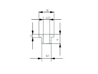 Втулка пластиковая для стекла толщиной 4-5 мм, прозрачная