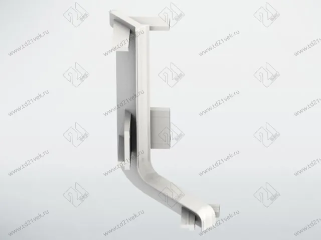 Г-образный уголок внутренний  №1  белый <10> 1