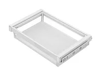 S-6703-W Корзина для белья в базу 800 мм, Starax, (760-790х475х150 мм), белая