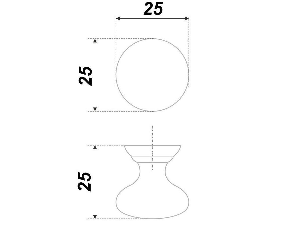 RC433BL.4 Ручка-кнопка , черный матовый <40>