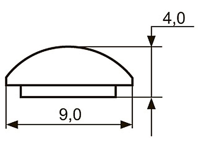 Декор "Sal-M 4" <9мм>(золото) sari <100/400>