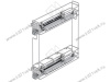 S-2414-C Бутылочница 150, Starax, 2-х ярусная, направляющие Blum Tandem, (106х475х495 мм), полное выдвижение, левая превью 2