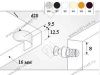 103-04-03-306 Полкодержатель Mesan Raffix d20*H12,5мм (для 16мм)(коричневый)<500/5000> превью 2