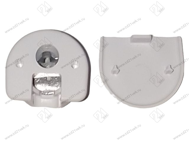 ACKRF016 Стяжка RAFFIX DUO d20*H12,5 мм с эксцентриком для плиты 16 мм, белая 2